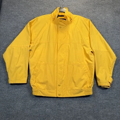 Chaqueta de Yate Paul & Shark Hombres Amarilla XL Cremallera Completa Bombardero Cortavientos Malla Azul Foto 1 de 4