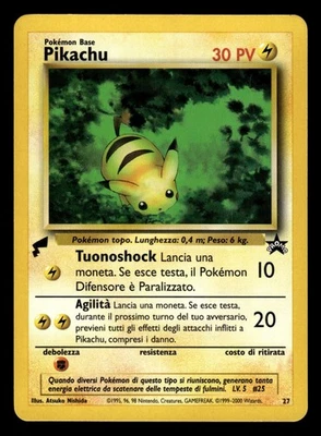 Pikachu 27 Gold Tail Dutch World Promo Pokemon Card - Image 1 of 2