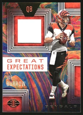 2020 Panini Illusions Great Expectations Relics #1 Joe Burrow - Image 1 of 2
