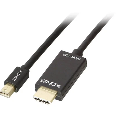 LINDY Mini-DisplayPort / HDMI Adapterkabel Mini DisplayPort Stecker, HDMI-A - Bild 1 von 2
