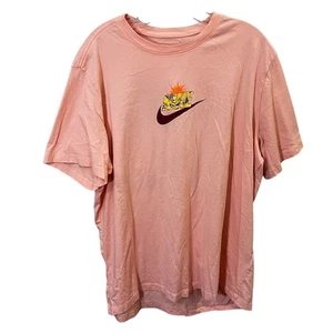 Nike Herren T-Shirt Orange Graphic XL Spring Break Sun Palm Tree Print - Bild 1 von 9