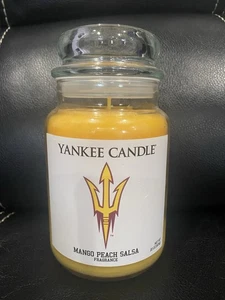 Retired Yankee Candle College Arizona State University 20oz Mango Peach Salsa - Picture 1 of 2