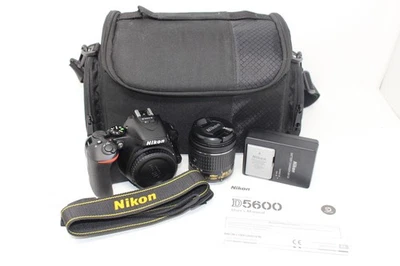 Nikon D5600 24MP Camera DSLR w/ 18-55mm, Case, Battery, Charger, Shtr Cnt 1328 - Image 1 of 4