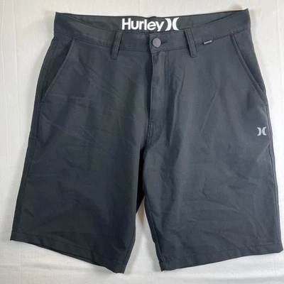 Pantalones Cortos Hurley Híbridos para Caminar Para Hombres Talla 33 Negros Bolsillos Golf Informales Playa Foto 1 de 4