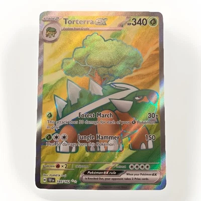 Pokémon Torterra ex 185/162 SV05: Temporal Forces Ultra Rare - Image 1 of 2