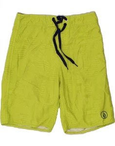 VOLCOM Boys Swimming Shorts 11-12 Years Green Spotted CB04 - Picture 1 of 3