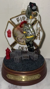 Bradford Exchange Courageous Rescue Tribute Ornament W/ Tag 2002 c - Picture 1 of 15