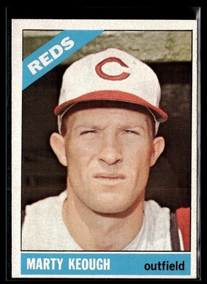 1966 Topps Marty Keough EX-EX/MT Set Break #334 - Image 1 of 2