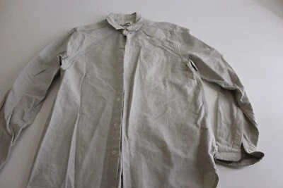 Topman Thick Denim Ctn LONG SLEEVE SHIRT Medium M Slim 15 x 33/34  - Image 1 of 4