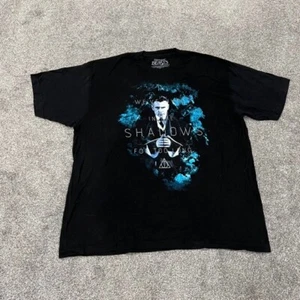 T-shirt nera Animali fantastici taglia adulto 2XL stampa grafica ombre troppo lunghe - Foto 1 di 24