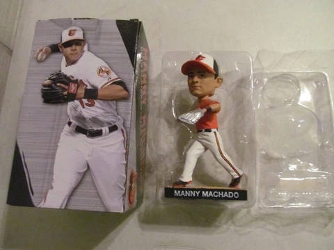 Baltimore Orioles MLB Manny Machado Platinum Glove 3rd Baseman Bobblehead 2014 Cover