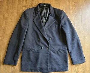 ARROW Double Breasted Black Suit Coat Boys Youth 18 REG - Picture 1 of 12