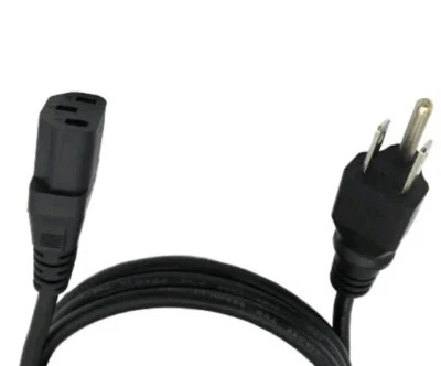 3 Prong Pin 6 Foot AC Power Cord Cable for PC Desktop Computer - Image 1 of 4