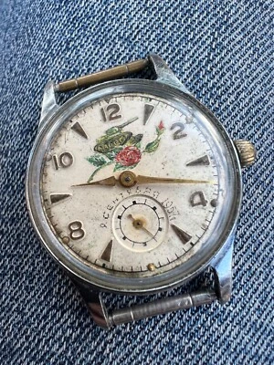 Vintage Military Kama ChChZ Watch Made in ussr Hand Painted Dial Tank - Image 1 of 4