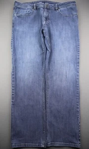 Pantalones de mezclilla para hombre Buffalo David Bitton impulsados X rectos elásticos talla 38x30 (MSR 38x29) - Imagen 1 de 9