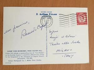 Cartolina autografa di Renato Capecchi - Picture 1 of 1