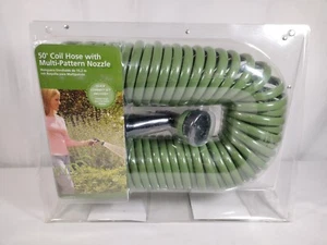 50” Coil Hose w/ Multi-pattern Nozzle Orbit Irrigation Products - Picture 1 of 7