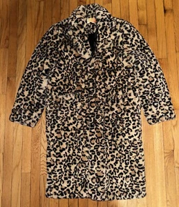 Kith Leopard Print Faux Fur Trench Coat FW’21 - Picture 1 of 10