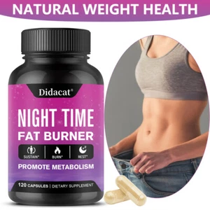 Night Time Fatburner - Fett verbrennen, fördert erholsamen Schlaf und Stoffwechselgesundheit - Bild 1 von 15