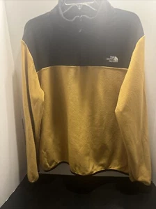 North Face Mens XLGold Black pullover as is - Picture 1 of 7
