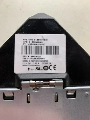 864036-001 HP Rear Fan Module 80mm 851672-B21 859343-001 - Image 1 of 3