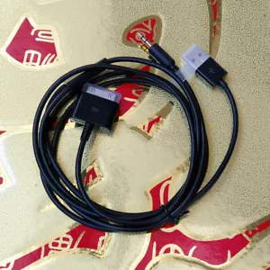 30 pin Base to 3.5mm Car AUX Audio USB Charger Cable for iPhone 3G 4G iPod Touch - Picture 1 of 1