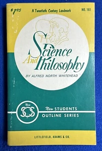 Vintage Paperback / SCIENCE & PHILOSOPHY, Whitehead (Littlefield: 1964) - Imagen 1 de 5
