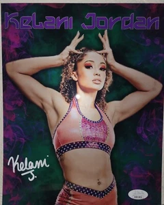 Kelani Jordan metallic 8x10 JSA WWE NXT photo signed autograph - Picture 1 of 2