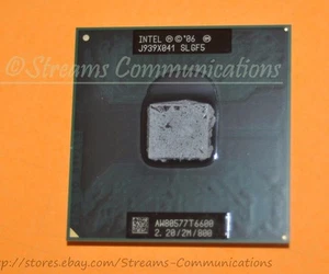 Intel Core 2 Duo Processor T6600 2.2GHz Laptop CPU for TOSHIBA A505 (A505-S6960) - Picture 1 of 3