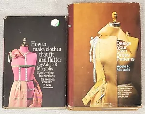 2 libros de costura Adele Margolis ropa ajustada y plana, patrones de diseño © 1969 HCDJ - Imagen 1 de 24