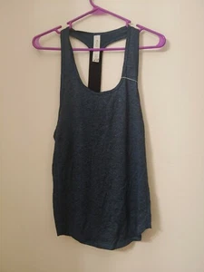 Icyzone Yoga Top Workout Activewear Tank Top Pilates Blue Navy Women's Small NWT - Picture 1 of 7
