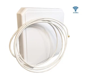 UHF(433MHz) directional pannel 8dBi 50Ω PC+ABS max.3m SMA-J antenna e.g. IoT/LoR - Bild 1 von 5