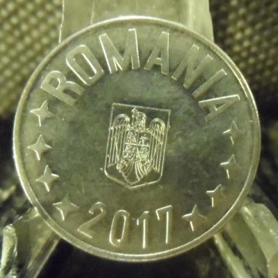 CIRCULATED 2017 10 BANI ROMANIAN COIN (90818)1..... - Image 1 of 3