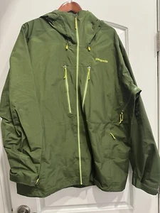 Patagonia PowSlayer Men Jacket Large Green - Picture 1 of 7