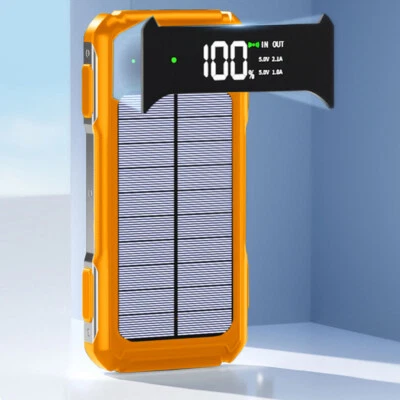 Banco de alimentación de 40000 mAh paquete de 4 USB cargador batería externa de respaldo para teléfono celular Foto 1 de 4