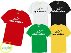 Biker T-shirt Birthday Gift Alpinestar T-Shirt Top Fancy Adult Kids Tshirt - Picture 1 of 7