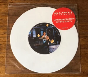 RUSH ~ PRIME MOVER ~ LIMITED EDITION WHITE VINYL 45 ~ UK IMPORT 1987 - Picture 1 of 6