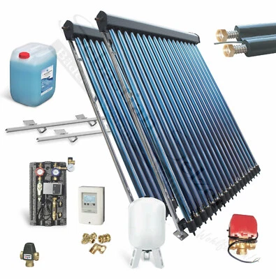 Solaranlage komplett Solarpaket Solarthermie Heizung, Solar 7,22 - 24,45m² - Bild 1 von 3