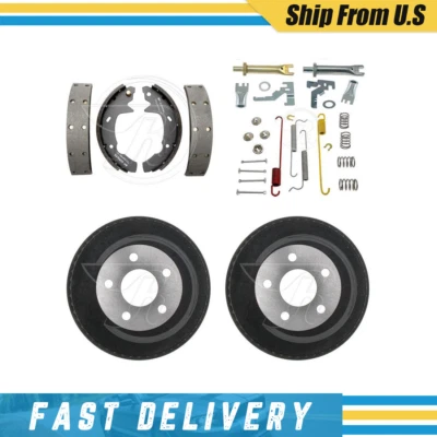 Задние тормозные барабаны тормозные колодки и комплект пружин оборудования для Ford Taurus 2001-2005 - Изображение 1 из 4
