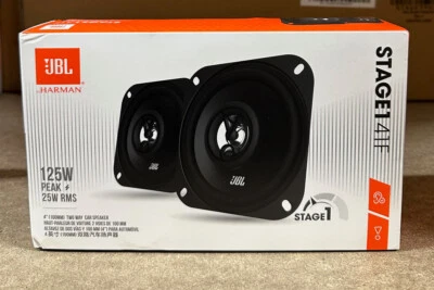 JBL 2-WAY 4 INCH 10cm 125W EACH CAR/VAN DOOR/SHELF COAXIAL SPEAKERS PAIR 41F #OP - Image 1 of 3