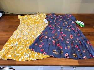 LOT OF 2 Carters GIRLS Floral Dresses SIZE 5T NWT - Picture 1 of 12