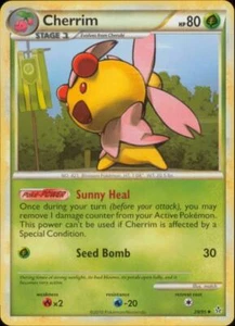 2x (HSUN-028) Cherrim (U) Pokemon HGSS Unleashed Card # 28 - Picture 1 of 1