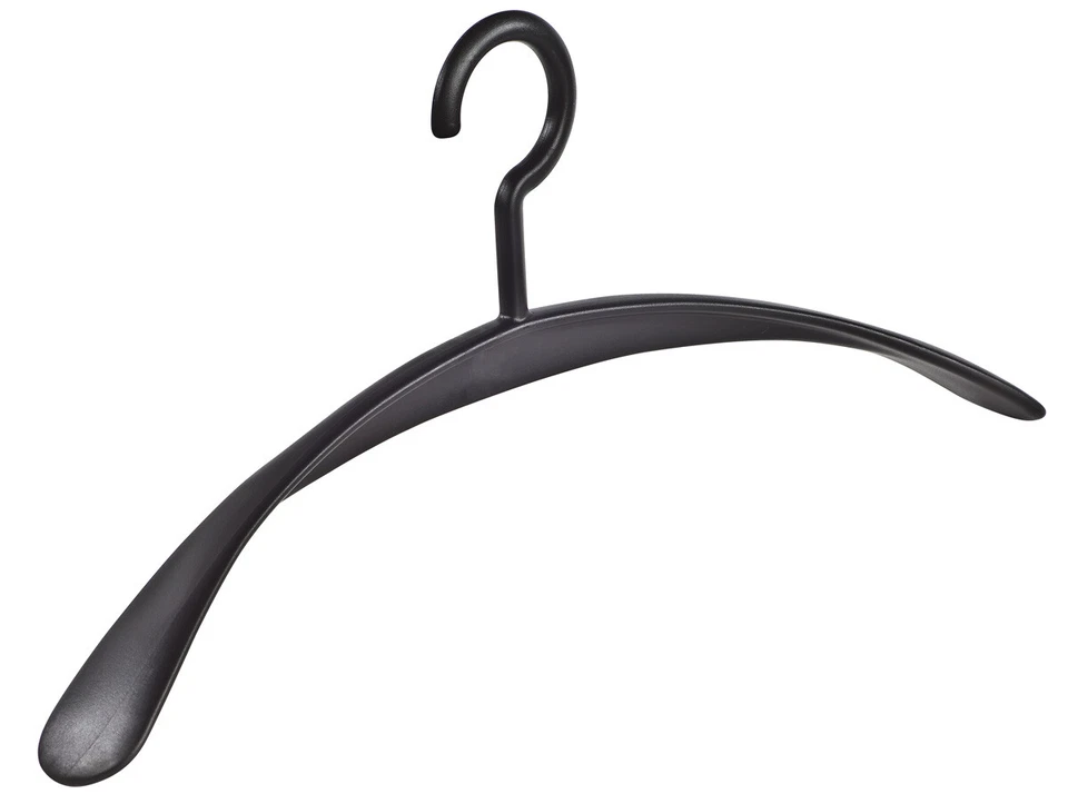 WING Kleiderbügel 5 er Set schwarz geschwungenes Design und edles Aussehen - Bild 1 von 1