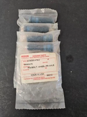 Lote de 4 pasadores/pernos Isuzu; rueda, eje RR, # 8-09590-476-0, herrajes para ruedas Foto 1 de 4