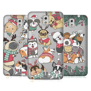 HEAD CASE DESIGNS CHRISTMAS PETS SOFT GEL CASE FOR SAMSUNG PHONES 2 - Picture 1 of 10