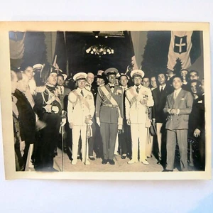 Foto del Comandante Ferrarin,S.E. il Ministro I. Balbo e il Generale De Pinedo - Imagen 1 de 1