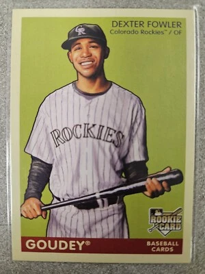 Upper Deck Goudey #65 2009 Dexter Fowler Rockies Foto 1 de 2