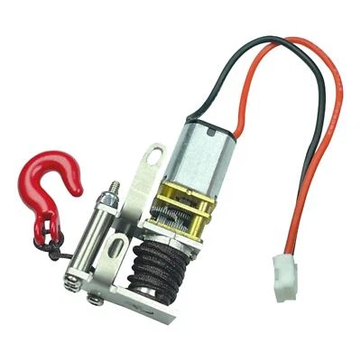 Metal Automatic Winch with Motor Replacement for 1/12 Scale Model Crawler RC Car - Image 1 of 4