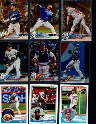 2018 TOPPS BASEBALL INSERTS,  HOLIDAY YOU PICK BUY MORE SAVE MORE! - Image 1 of 4