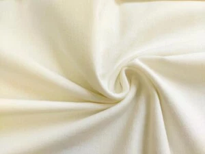 Brushed Cotton Flannel Fabric Material Wynciette CREAM - Picture 1 of 2